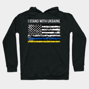 Ukrainian American Flag Hoodie